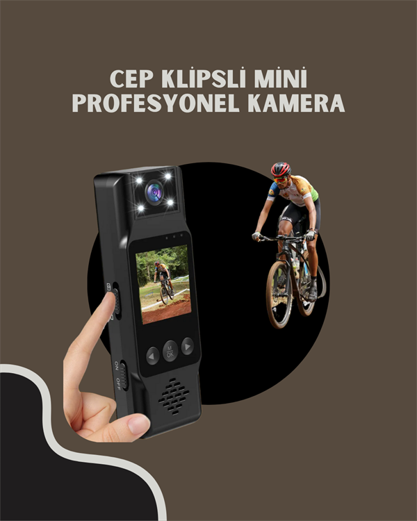 WiFi Özellikli Taşınabilir Kamera – 1.3” TFT Ekran, 3MP Fotoğraf, 128GB Kart Desteği - Lisinya