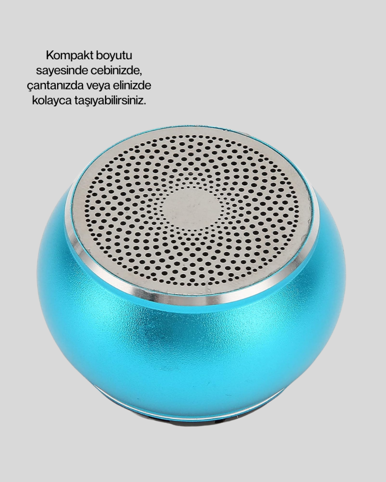 Taşınabilir Mini Bluetooth Hoparlör 9m Menzil Dahili Mikrofon - Lisinya