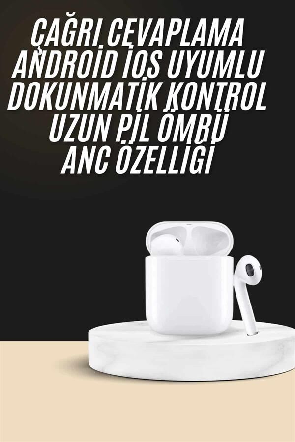 2. Nesil Bluetooth Android ve İOS Uyumlu Kablosuz Kulaklık Çağrı Cevaplama