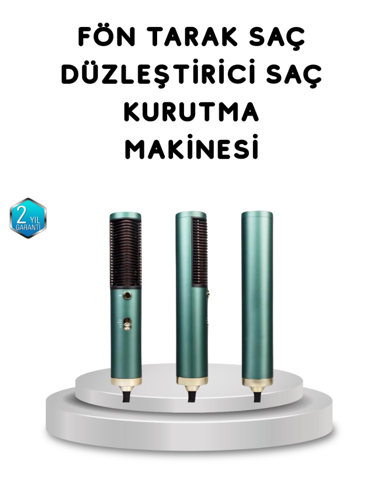 İyon Teknolojili Profesyonel Saç Kurutma ve Şekillendirme Makinesi 360° Dönebilen - Lisinya