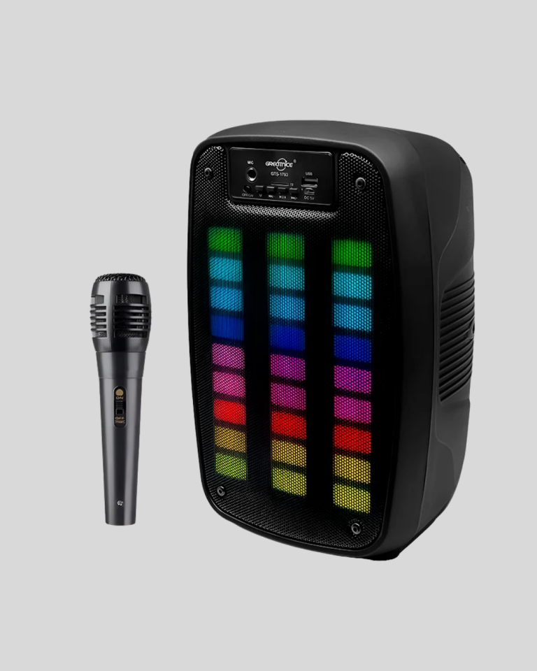 GTS 1793 Işıklı 6.5 İnç Kablosuz Hoparlör Bluetooth, USB ve FM Özellikli - Lisinya