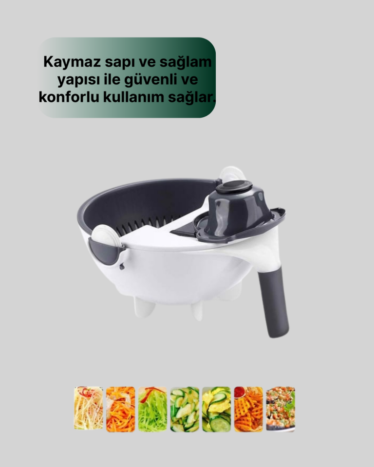 Çok Fonksiyonlu Dilimleyici ve Süzgeçli Mutfak Aparatı - Lisinya