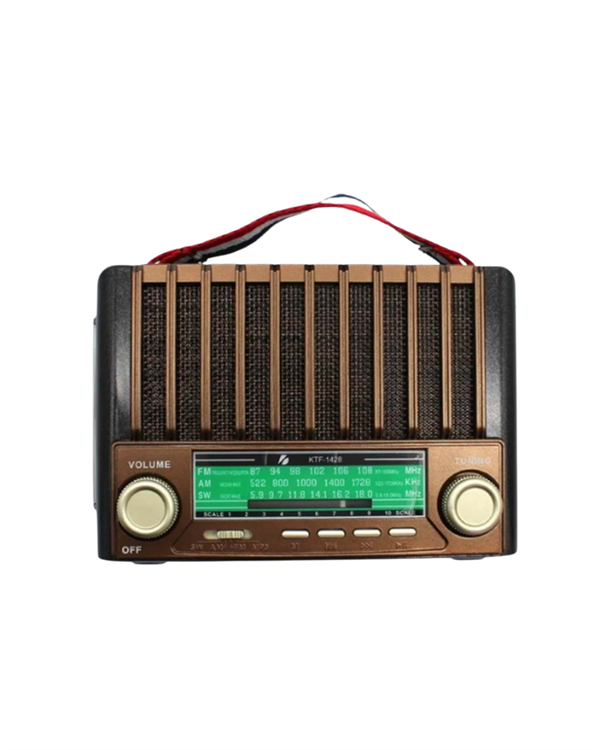KTF-1428 Solar Panel Destekli Şarjlı Bluetooth Hoparlör – FM/AM/SW Radyo, AUX ve TF Kart Girişli - Lisinya
