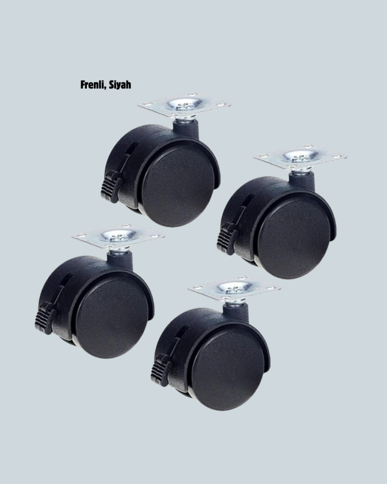 Kilitli Mini Tekerlek Ayak 4 cm 4’lü Set - Lisinya