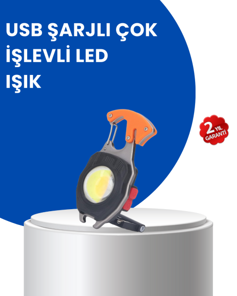 Çok Modlu LED Işıklı Pratik Anahtarlık - Lisinya