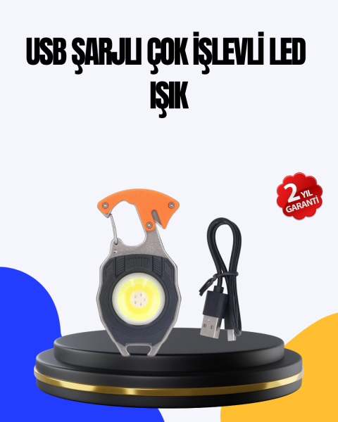 Kamp ve Doğa Yürüyüşü İçin Çok Fonksiyonlu Fener - Lisinya