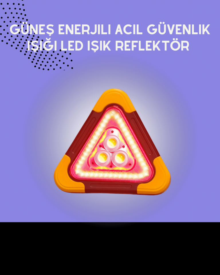 USB Şarjlı Çok Modlu Acil Durum Feneri - Lisinya