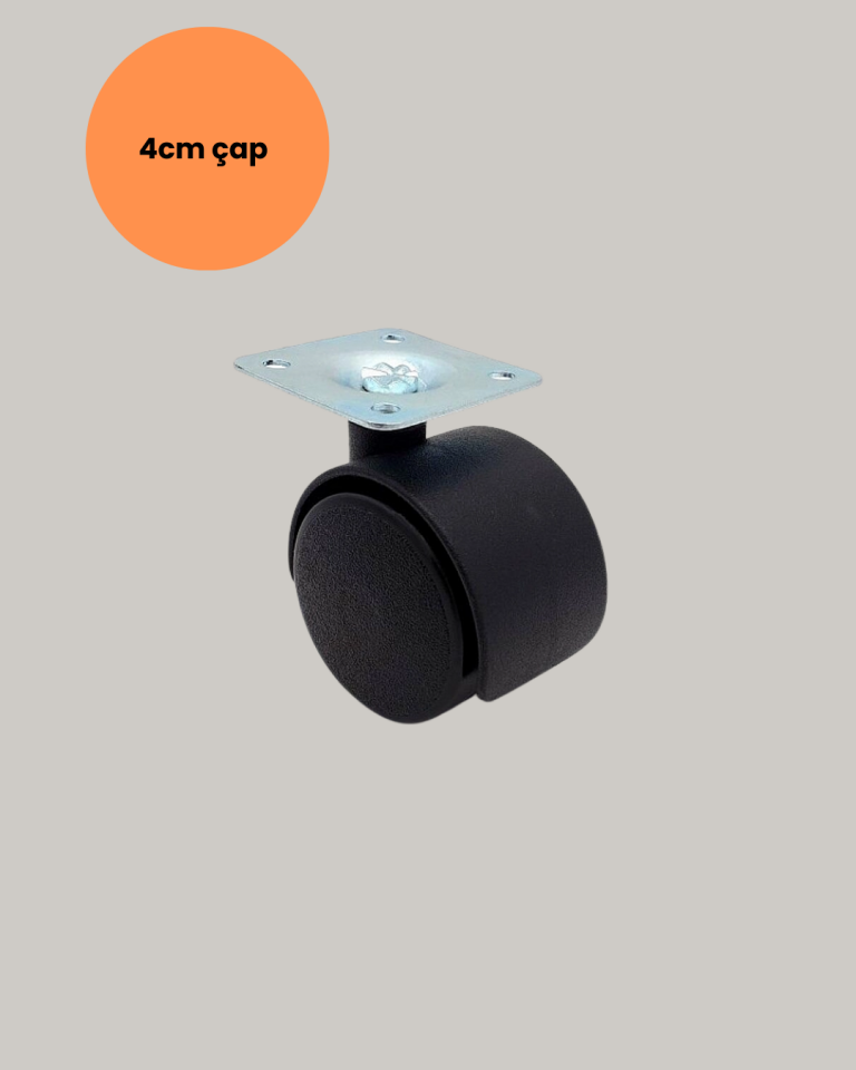 Sehpa ve Ekipmanlar İçin Kilitsiz 4 cm Ayak 4’lü - Lisinya