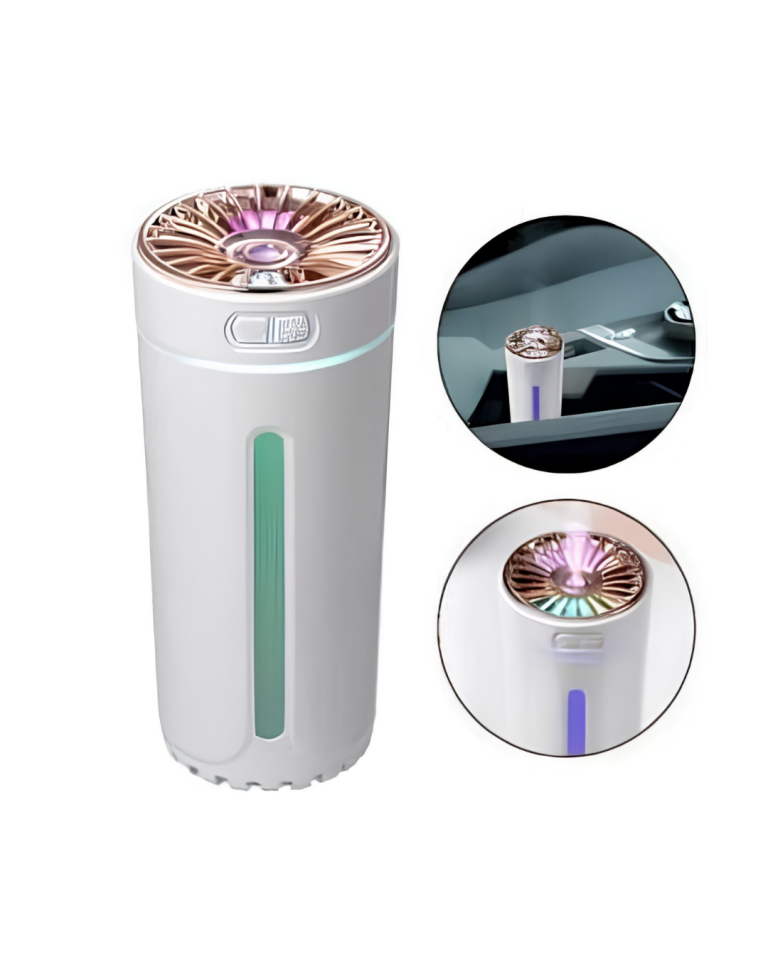 Mini Araç Nemlendirici 5 Esans Hediyeli USB Işıklı Koku Difüzörü - Lisinya