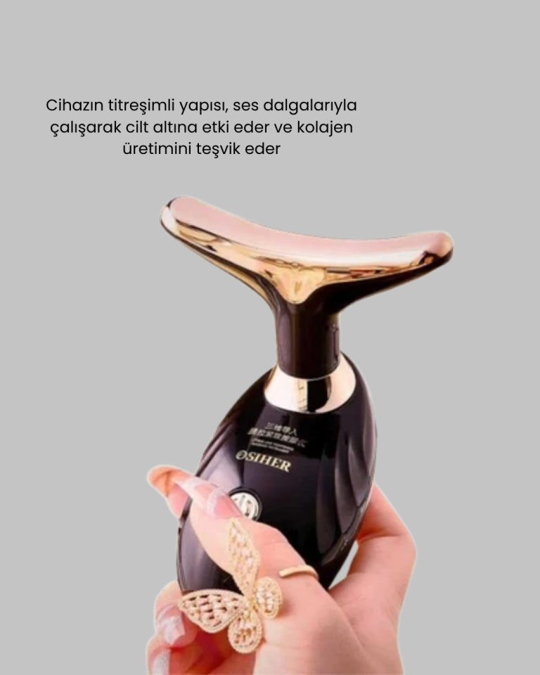Cilt Gençleştirme ve Sıkılaştırma Cihazı Kolajen Artırıcı Titreşimli - Lisinya