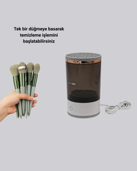Makyaj Fırçası ve Elektrikli Fırça Temizleyici Kampanya Paketi