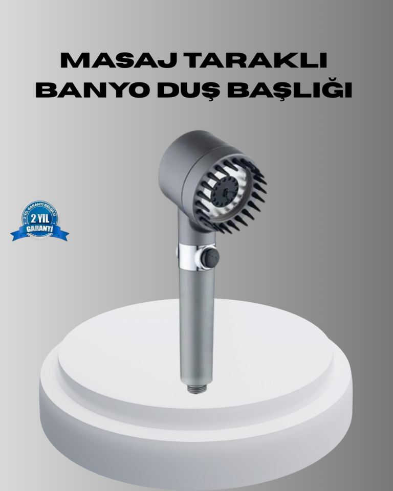 Spa Etkili Masaj Uçlu Duş Başlığı Ergonomik Tasarım - Lisinya