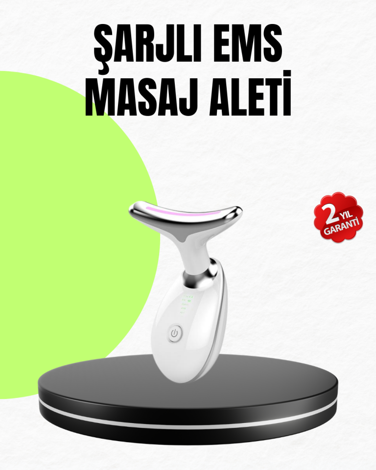 Kırışıklık Önleyici Güzellik Cihazı | Mikro Akım Masaj ve Isı Terapisi - Lisinya