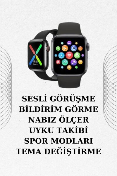 İkili Set Dev Kampanya Ucuz Kulaklık Ucuz Akıllı Saat Gürültü Önleyici Uzun Pil Ömrü - Lisinya