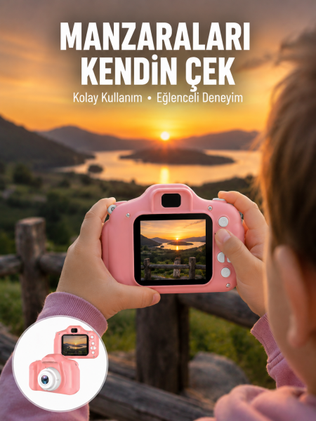 HD Mini Kamera Video ve Fotoğraf Çekimli Şarj Edilebilir Bataryalı Hafıza Kart Destekli Yeni Nesil - Lisinya