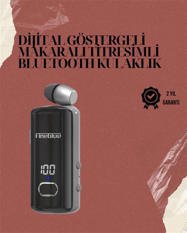 Su Geçirmez Fineblue F580 Kulaklık – Dijital Ekranlı, Klipsli - Lisinya