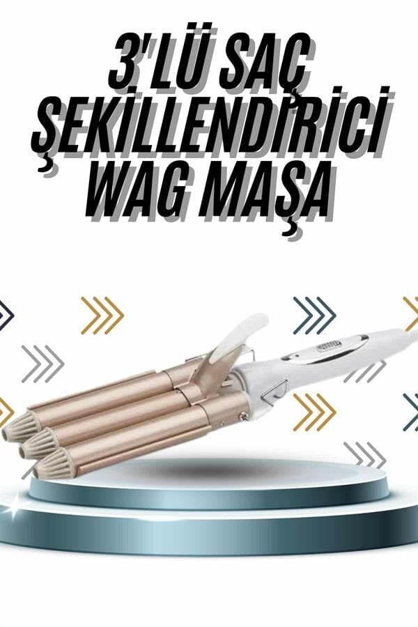 Wag Maşa Profesyonel Saç Şekillendirici İyon Özellikli Isı Kademeli - Lisinya