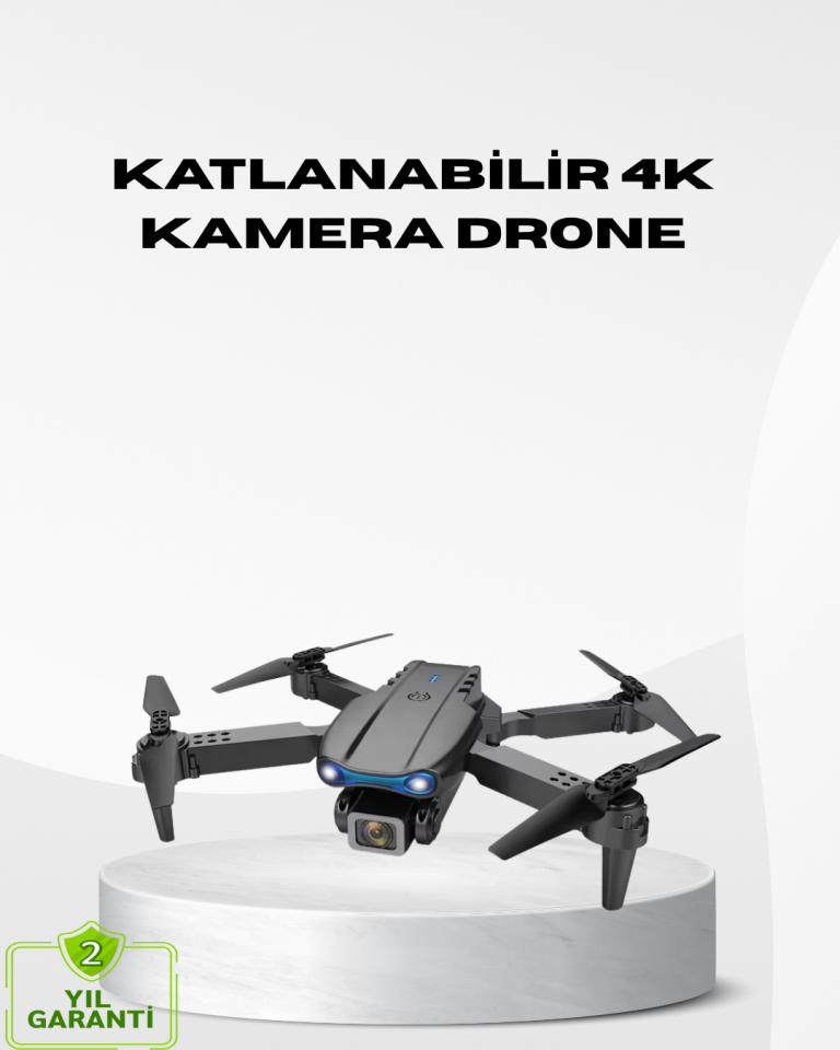 4K Katlanabilir Drone Uzaktan Kontrollü Wi-Fi Görüntü Aktarımlı - Lisinya