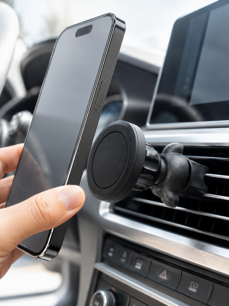 Manyetik Araç Telefon Tutucu Güçlü Mıknatıslı Havalandırma Aparatı - Lisinya