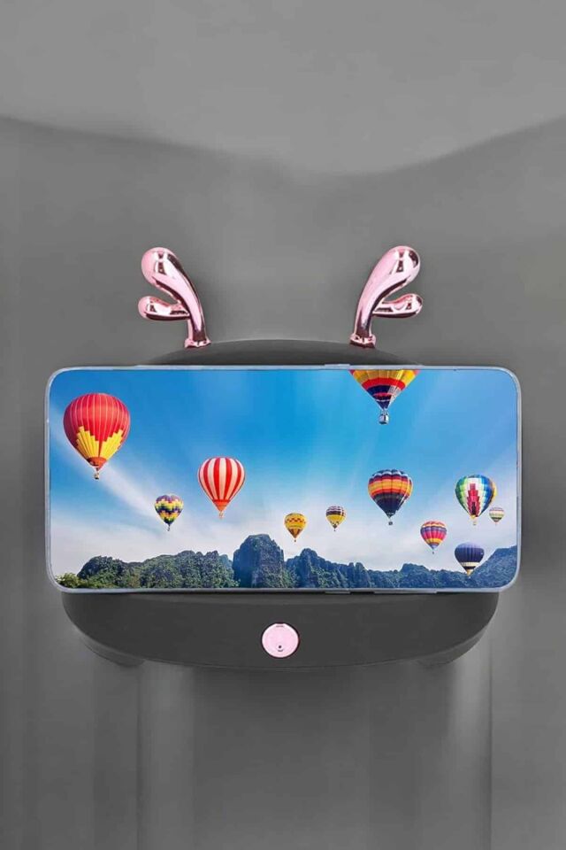 YamanHobi Sensörlü Telefon Ses Yükseltici Bluetoothsuz Hoparlör Siyah