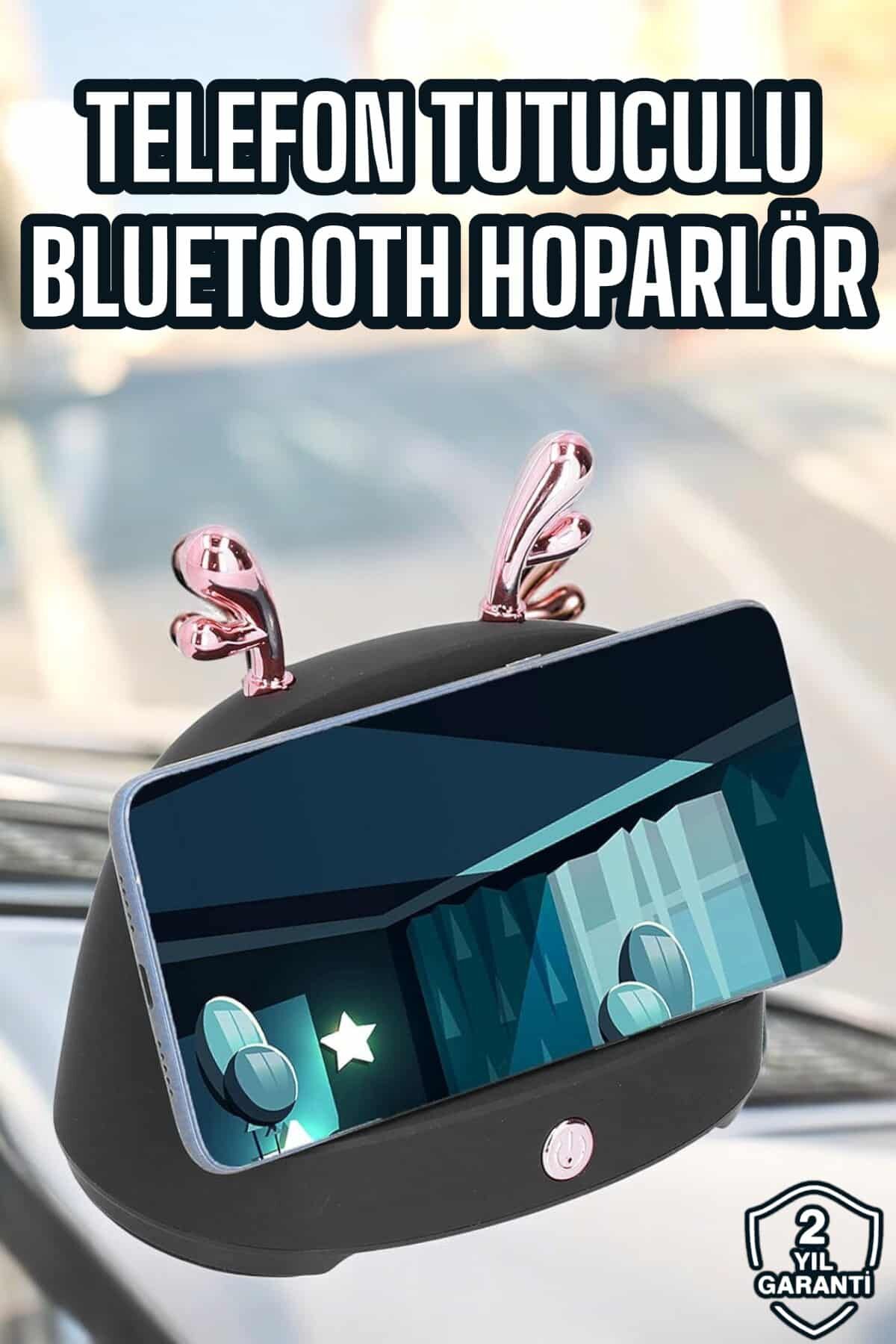YamanHobi Sensörlü Telefon Ses Yükseltici Bluetoothsuz Hoparlör Siyah