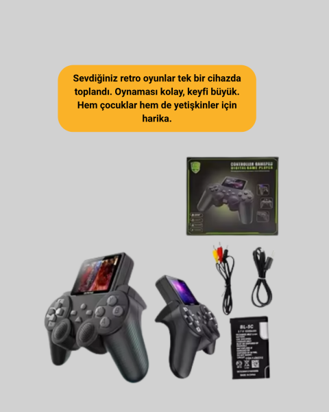 500 Oyun Tek Cihazda! Nostalji ve Eğlence Yanınızda