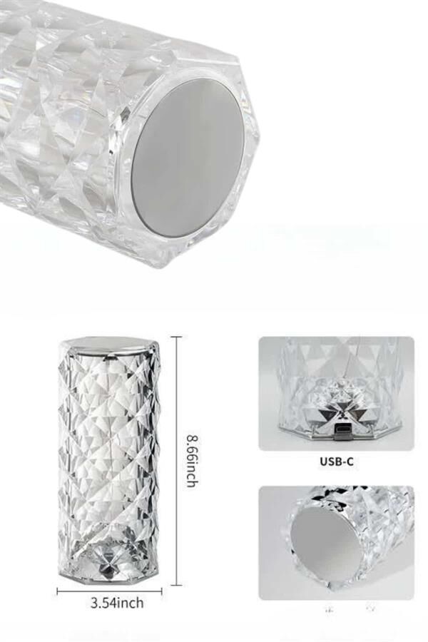 Yeni Nesil Modern Kristal Masa ve Gece Lambası Dokunmatik Renk Değiştirebilen - Lisinya