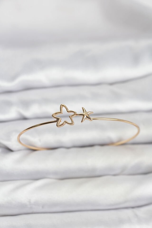 Yıldız Model Gold Renk Bileklik - Lisinya