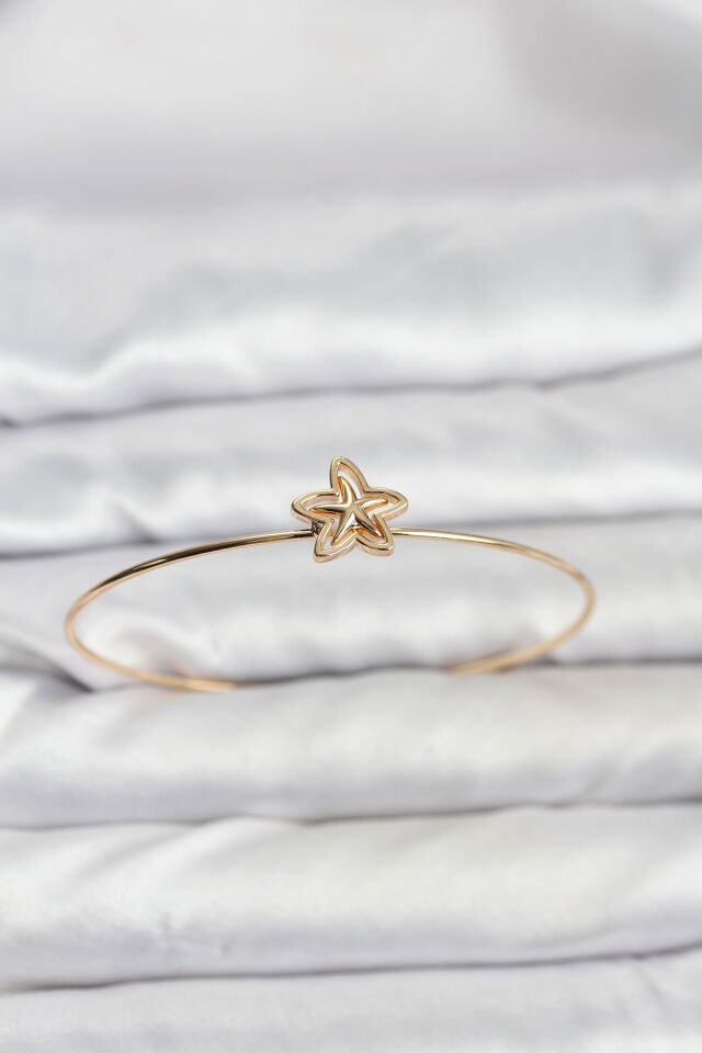 Yıldız Model Gold Renk Bileklik - Lisinya