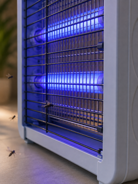UV Işıklı Sinek Öldürücü Lamba 12W Çift Tüplü Elektrikli Böcek Öldürücü - Lisinya
