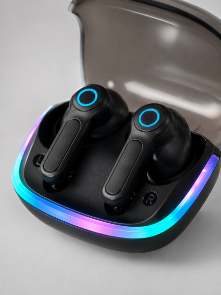 RGB Şarj Kutulu TWS Kablosuz Kulaklık Bluetooth 5.4 HD Voice Type-C Şarj Destekli - Lisinya