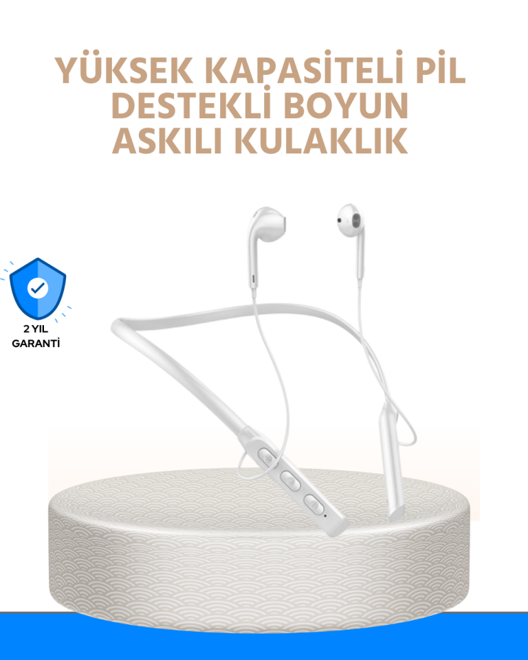 Gürültü Azaltıcı Ergonomik Boyun Askılı Kablosuz Kulaklık - Lisinya