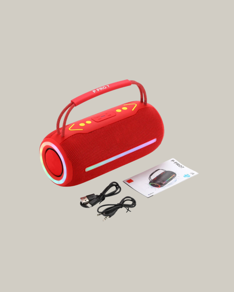 RGB LED Işıklı 20W Taşınabilir Hoparlör Bluetooth 5.3 + Type-C Şarj - Lisinya