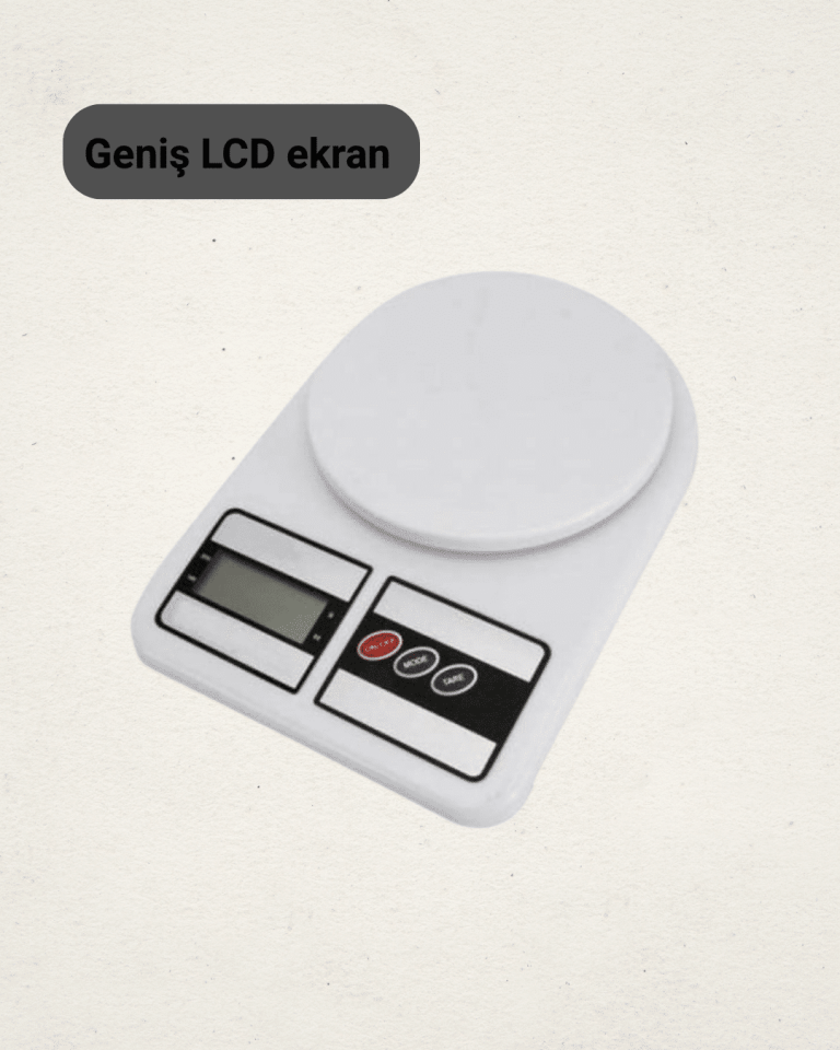 10 Kg Kapasiteli LCD Ekranlı Dijital Mutfak Tartıs - Lisinya