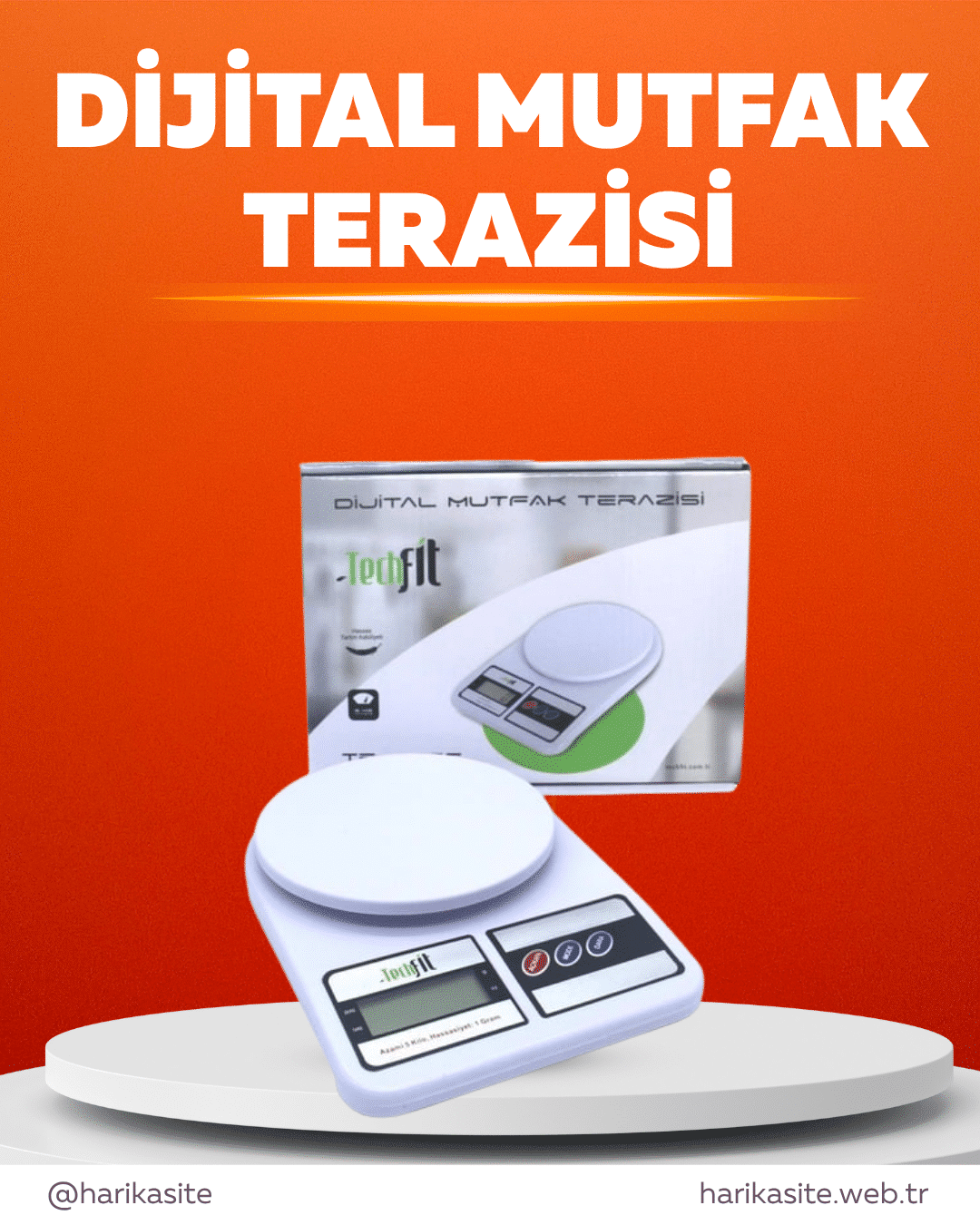 Pratik ve Şık Tasarımıyla Dijital Mutfak Tartısı - Lisinya