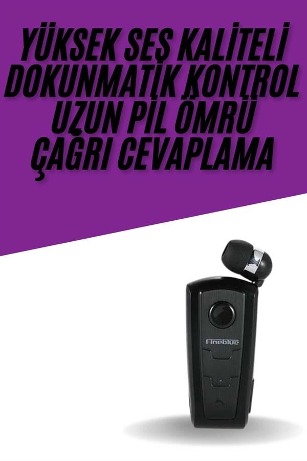 Yaka Kulaklığı Andorid Tüm Cep Telefonlarına Uyumlu Mikrofonlu Titreşimli Makaralı - Lisinya