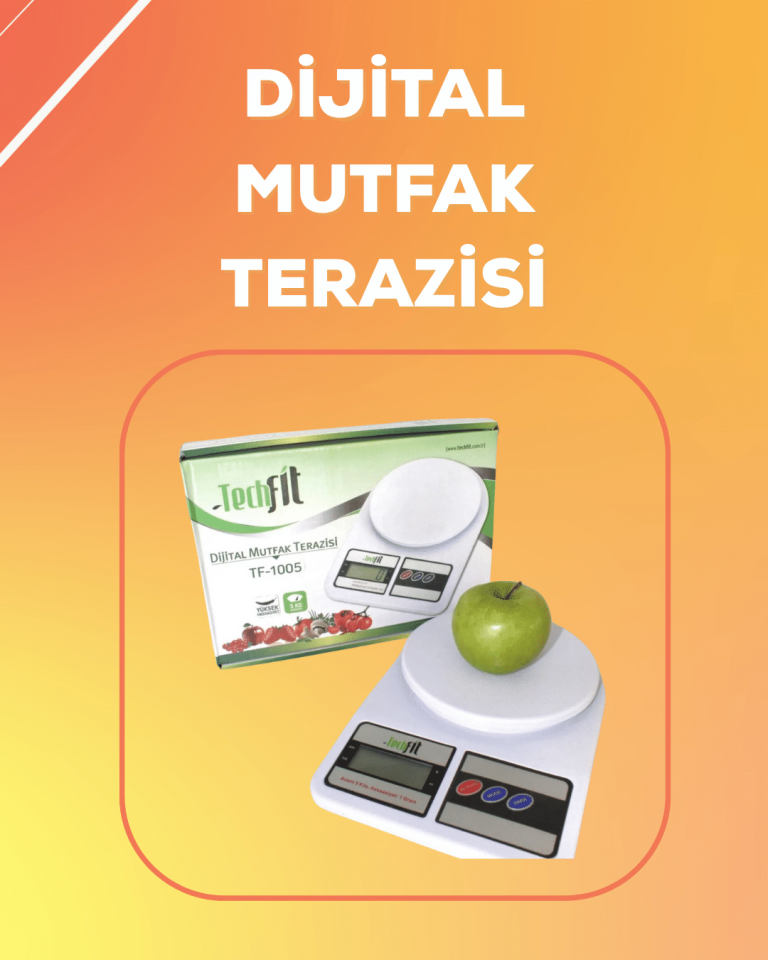 LCD Ekranlı Yüksek Hassasiyetli Dijital Mutfak Terazisi - Lisinya