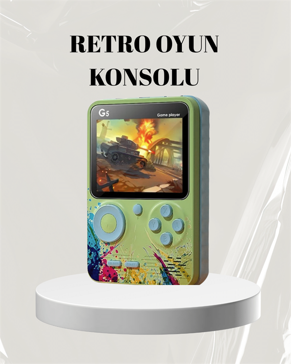 3 İnç Renkli Ekranlı Taşınabilir El Konsolu – G5 Modeli - Lisinya