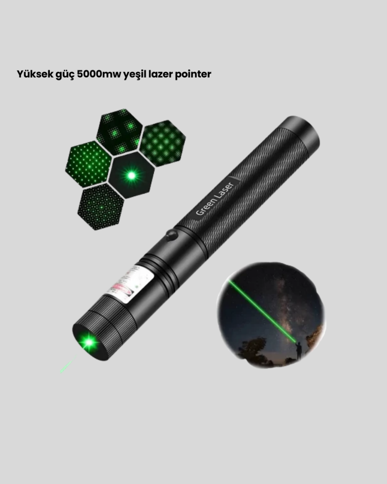 Avcılık ve Doğa Sporları İçin Güçlü Yeşil Lazer - Lisinya