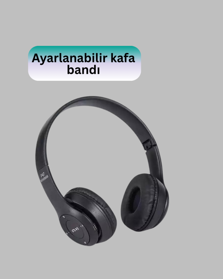 Kablolu & Kablosuz Kullanım Seçeneği Sunan Stereo Bluetooth Kulaklık - Lisinya
