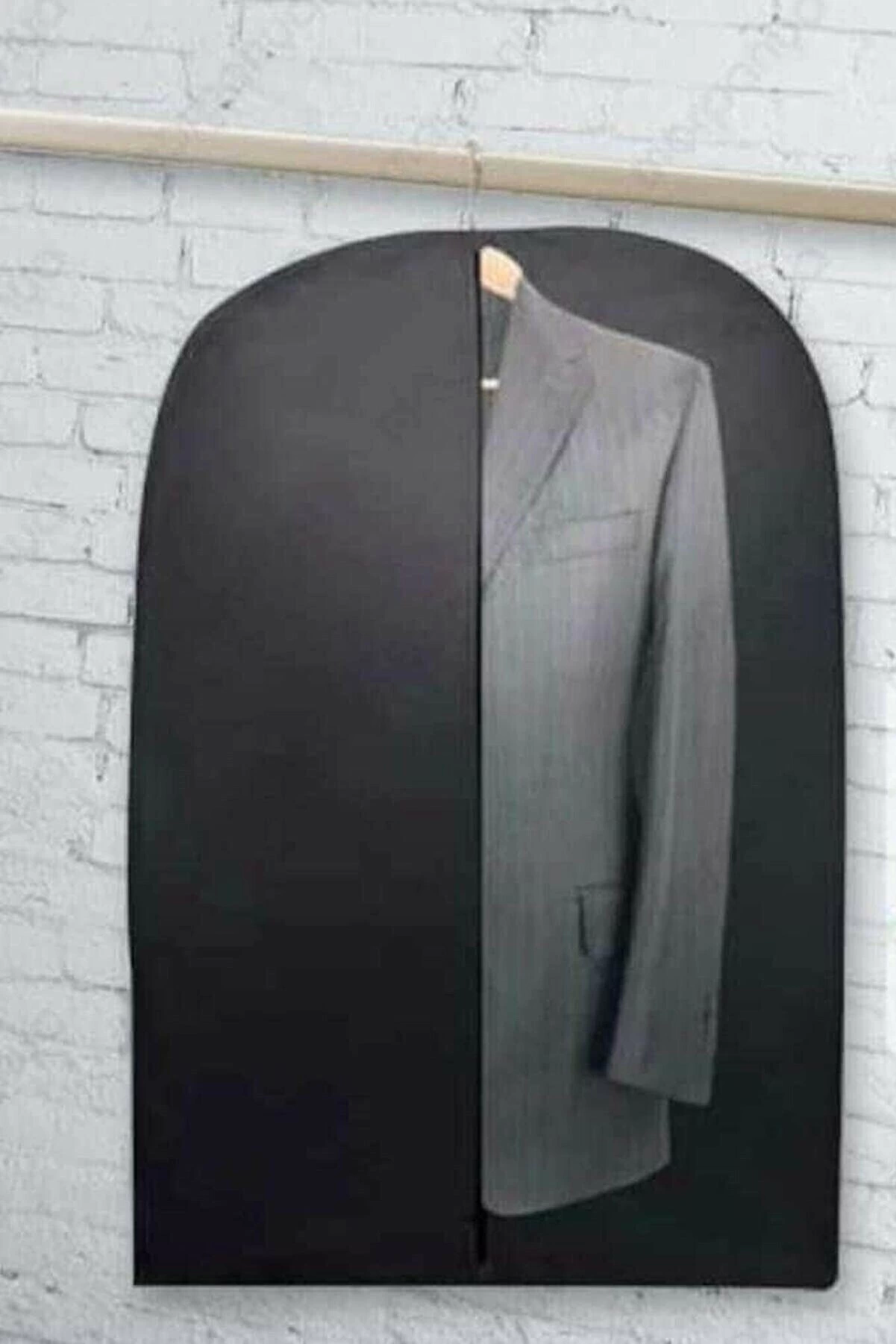 2 Adet Kullanışlı Takım Elbise Kılıfı 100x63 Cm 0096 ( Lisinya )