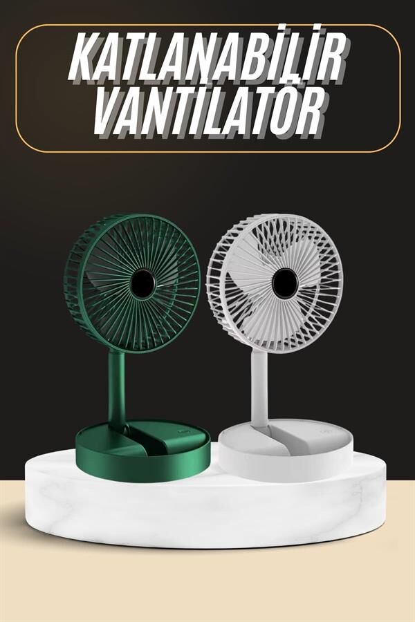 Katlanabilir Usb Şarjlı Masaüstü Soğutucu Mini Fan Telefon Tutucu - Lisinya