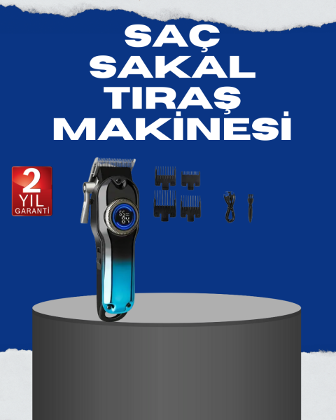 USB Type-C Şarjlı Kablosuz/Kablolu Erkek Tıraş Makinesi