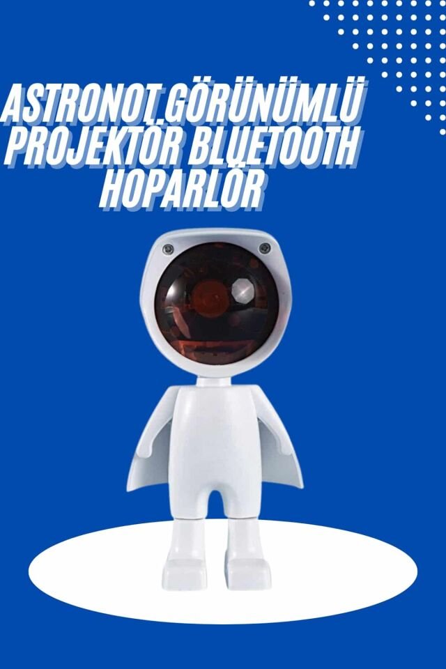 YamanHobi Astronot Projektör Gece Lambası