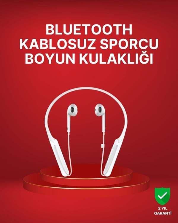Boyun Askılı Kablosuz Kulaklık – Uzun Süreli Batarya Performansı - Lisinya