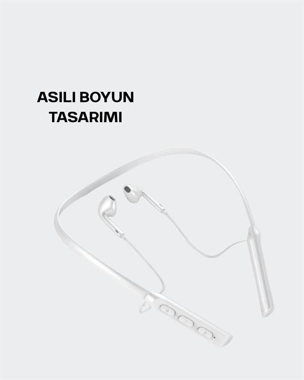 Kablosuz Bluetooth Kulaklık – Boyun Askılı, 100 Saat Pil Ömrü - Lisinya
