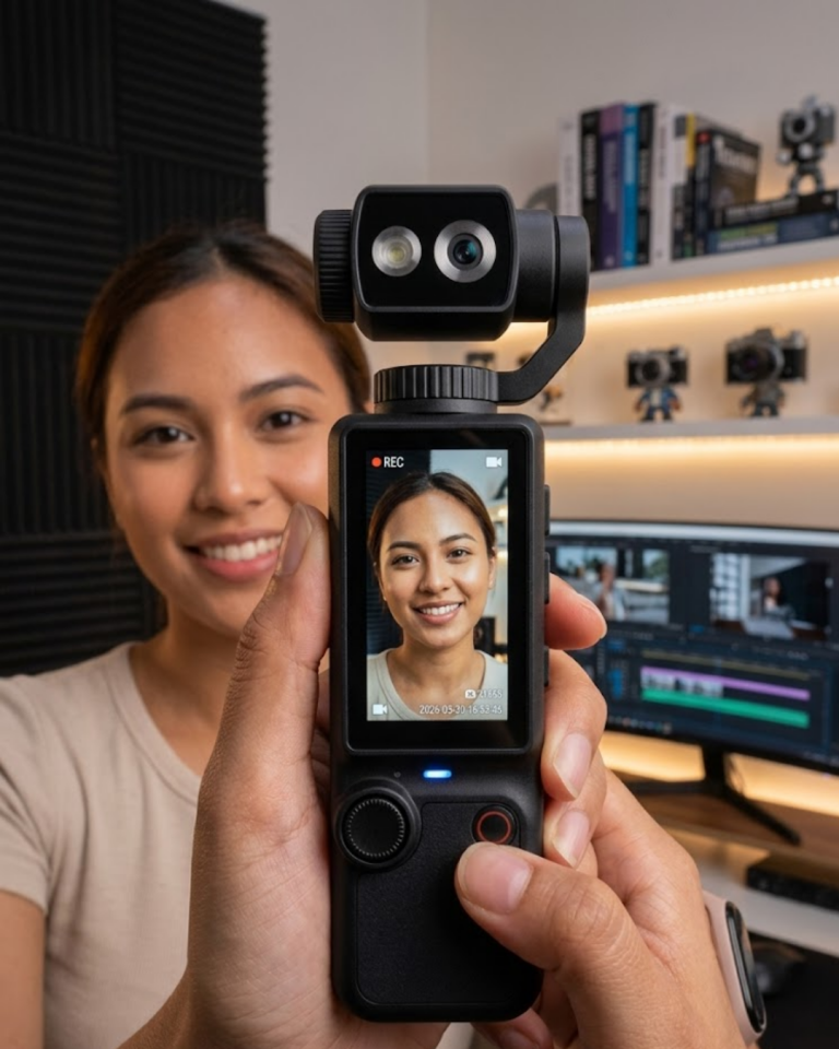Kompakt 4K Vlog Kamera 2.0 IPS Ekran Otomatik Odaklama ve Stereo Ses Kayıtlı - Lisinya