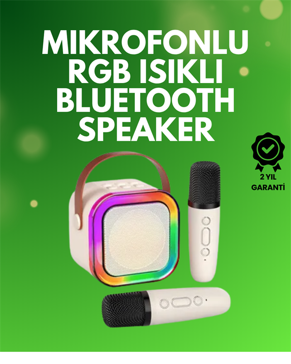 Taşınabilir Bluetooth Karaoke Sistemi – Geniş Pil Kapasitesi - Lisinya