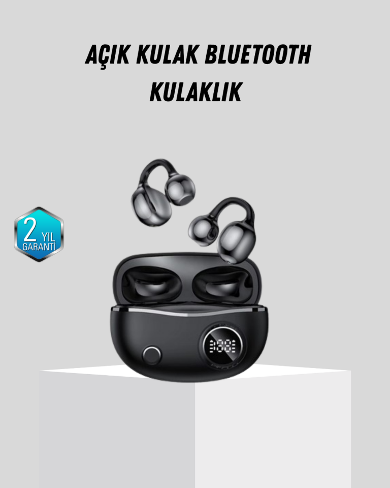 Açık Kulak Bluetooth Kulaklık 5.4 APTX Destekli Ergonomik Tasarım - Lisinya