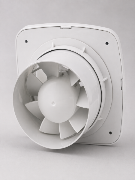 120 mm Dekoratif Aspiratör 16 W 180 m³/h Banyo Mutfak ve WC Havalandırma Fanı - Lisinya